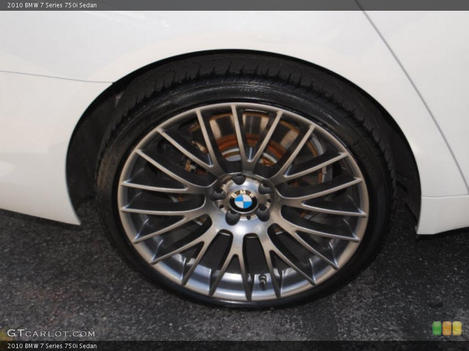 2010 BMW 7 Series 750i Sedan Wheel and Tire Photo #48747970