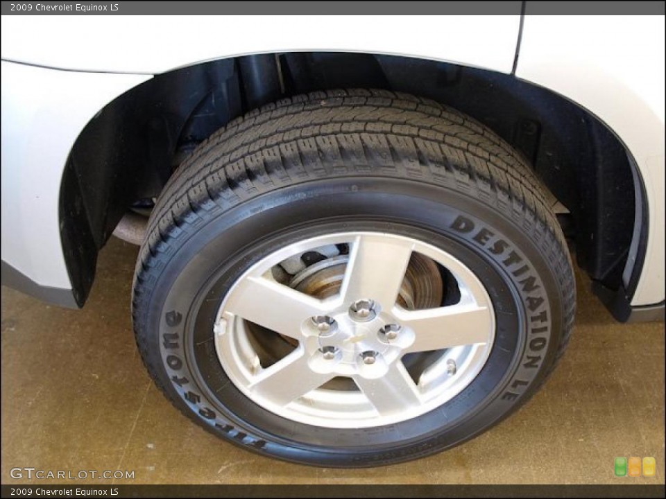2009 Chevrolet Equinox LS Wheel and Tire Photo #48754753