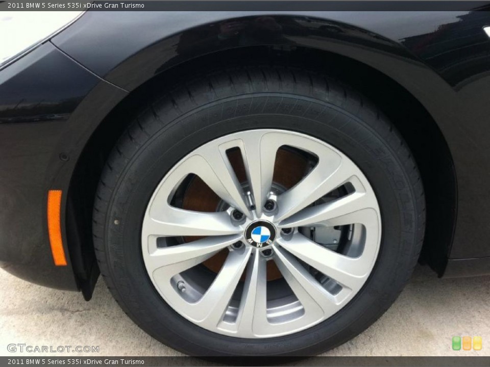 2011 BMW 5 Series 535i xDrive Gran Turismo Wheel and Tire Photo #48756034