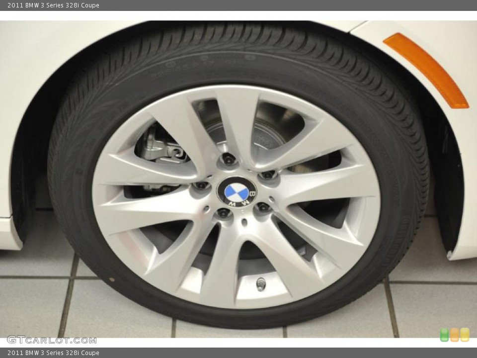 2011 BMW 3 Series 328i Coupe Wheel and Tire Photo #48770965
