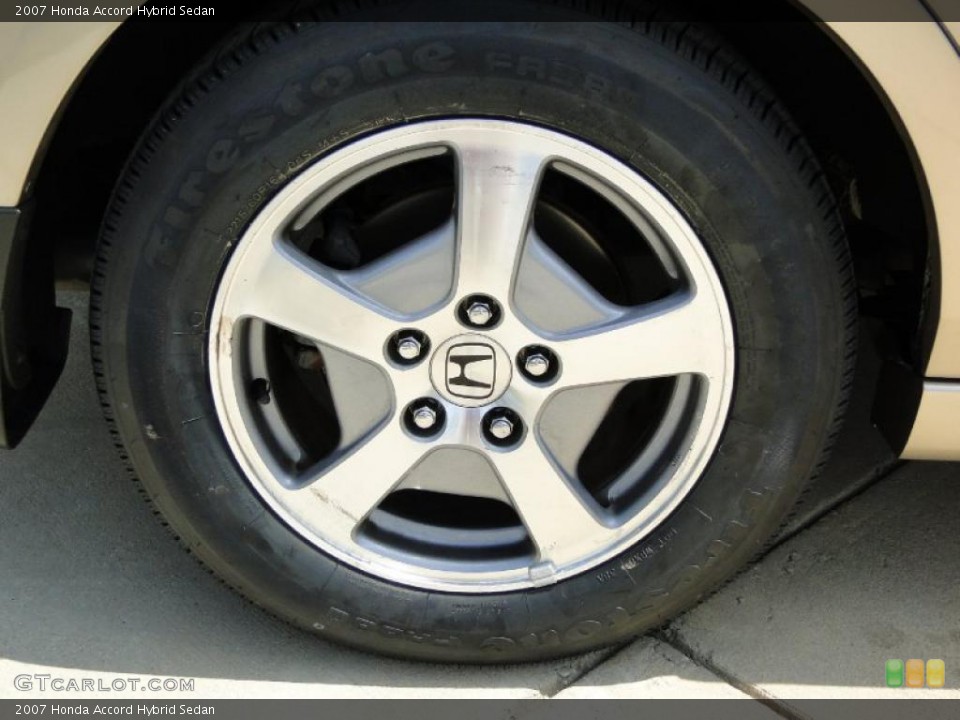 2007 Honda Accord Hybrid Sedan Wheel and Tire Photo #48771791