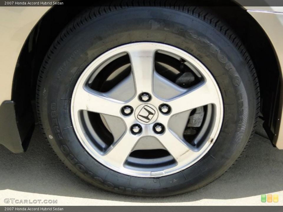 2007 Honda Accord Hybrid Sedan Wheel and Tire Photo #48771807