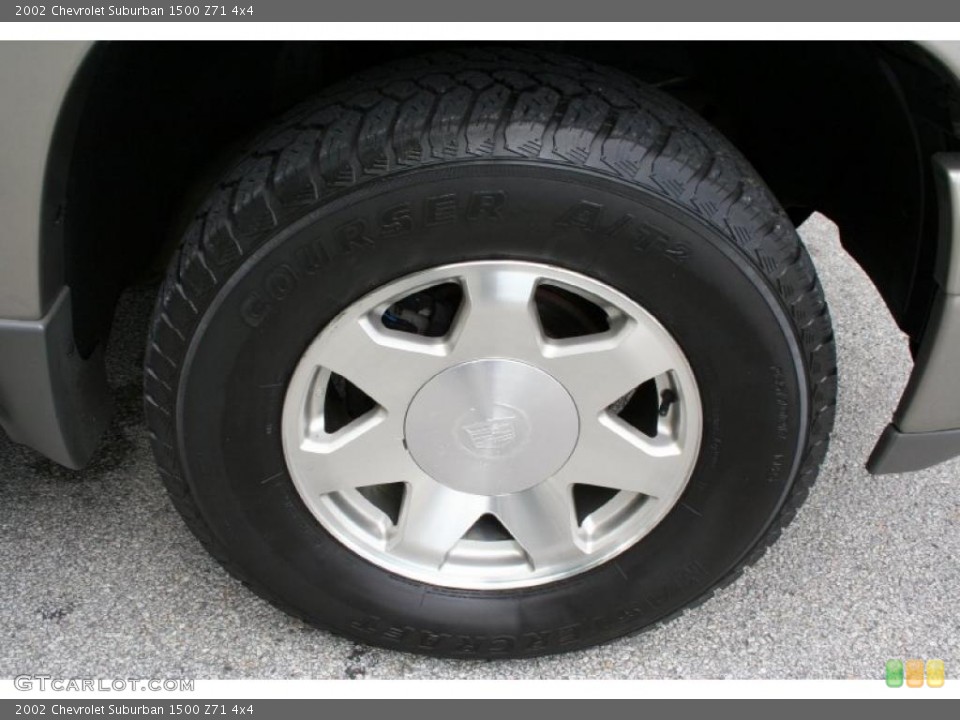 2002 Chevrolet Suburban 1500 Z71 4x4 Wheel and Tire Photo #48794425