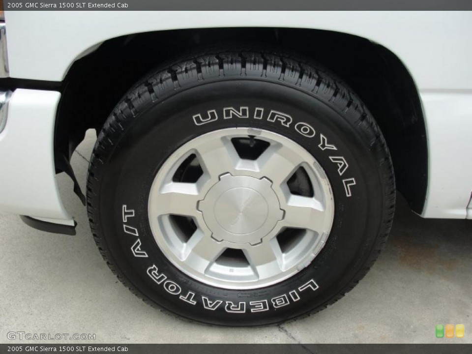 2005 GMC Sierra 1500 SLT Extended Cab Wheel and Tire Photo #48807880