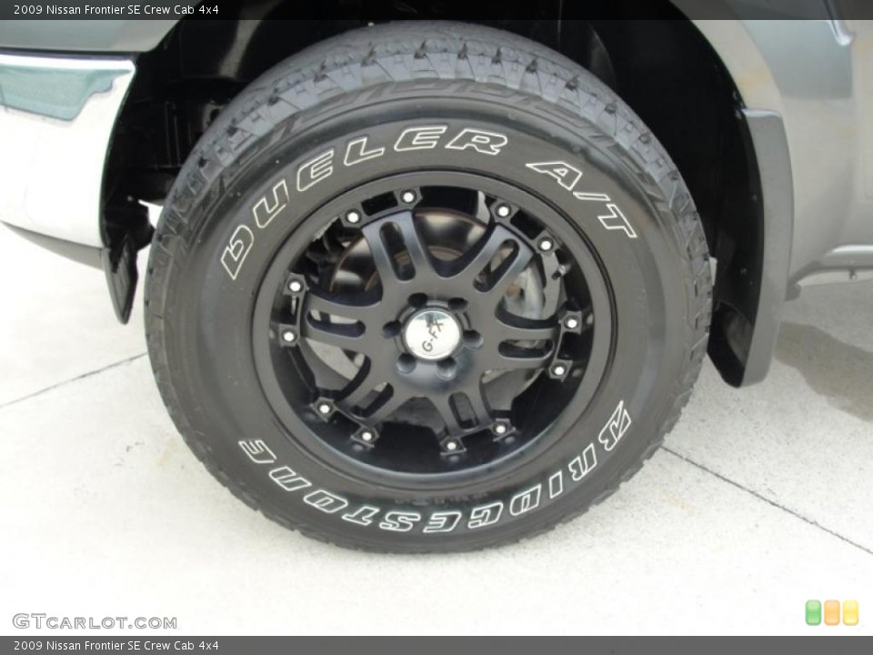 2009 Nissan Frontier Custom Wheel and Tire Photo #48812588