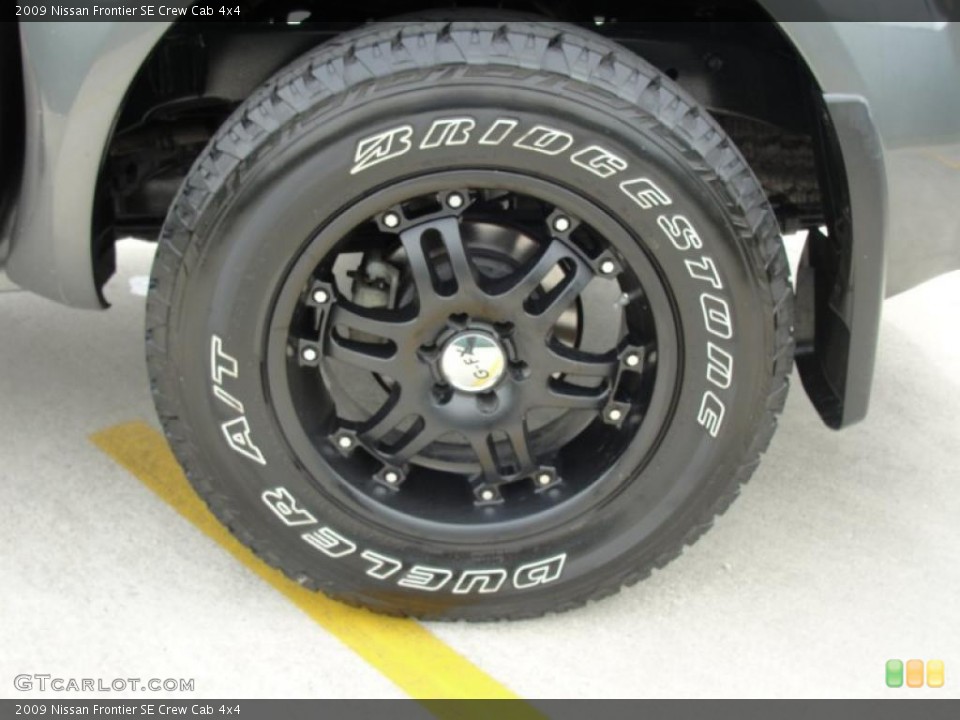 2009 Nissan Frontier Custom Wheel and Tire Photo #48812595