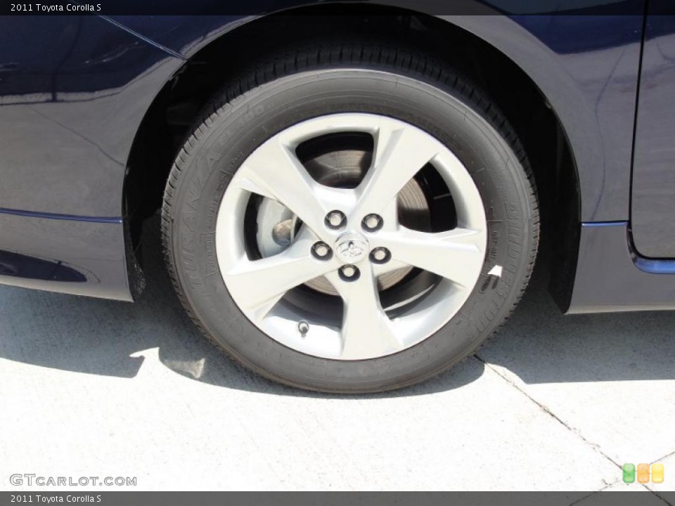 2011 Toyota Corolla S Wheel and Tire Photo #48818100