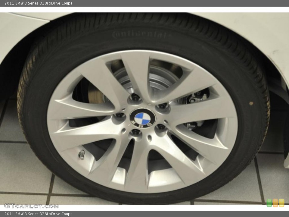 2011 BMW 3 Series 328i xDrive Coupe Wheel and Tire Photo #48825258