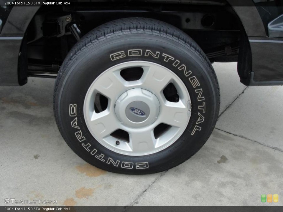 2004 Ford F150 STX Regular Cab 4x4 Wheel and Tire Photo #48830082