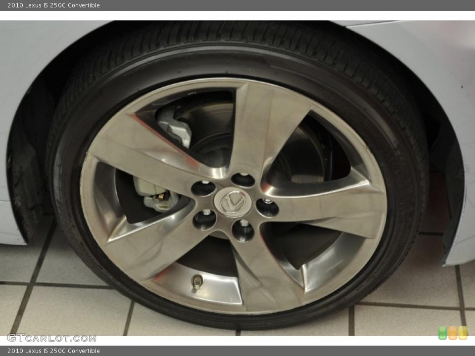 2010 Lexus IS 250C Convertible Wheel and Tire Photo #48832359