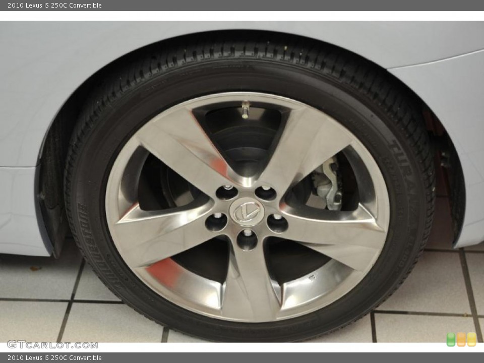 2010 Lexus IS 250C Convertible Wheel and Tire Photo #48832443