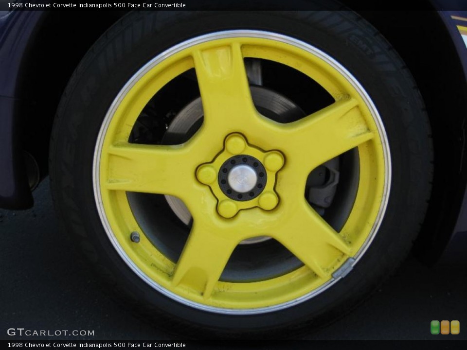 1998 Chevrolet Corvette Indianapolis 500 Pace Car Convertible Wheel and Tire Photo #48835740