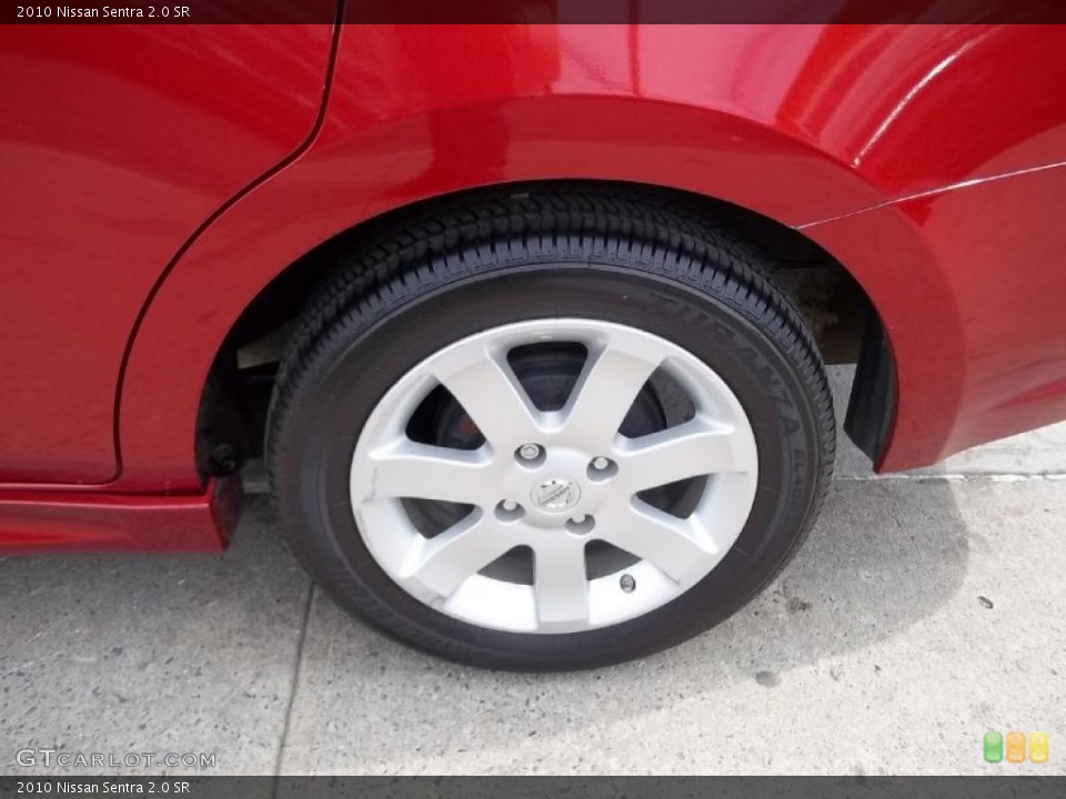 2010 Nissan Sentra 2.0 SR Wheel and Tire Photo #48837126