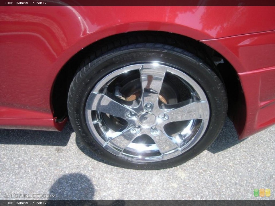 2006 Hyundai Tiburon GT Wheel and Tire Photo #48843888