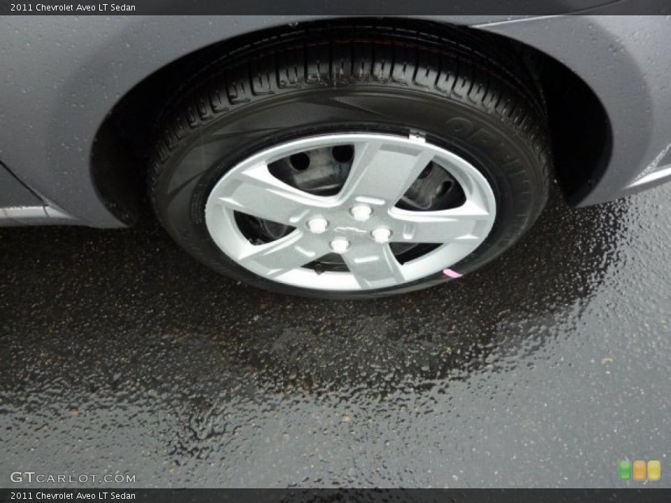 2011 Chevrolet Aveo LT Sedan Wheel and Tire Photo #48850495