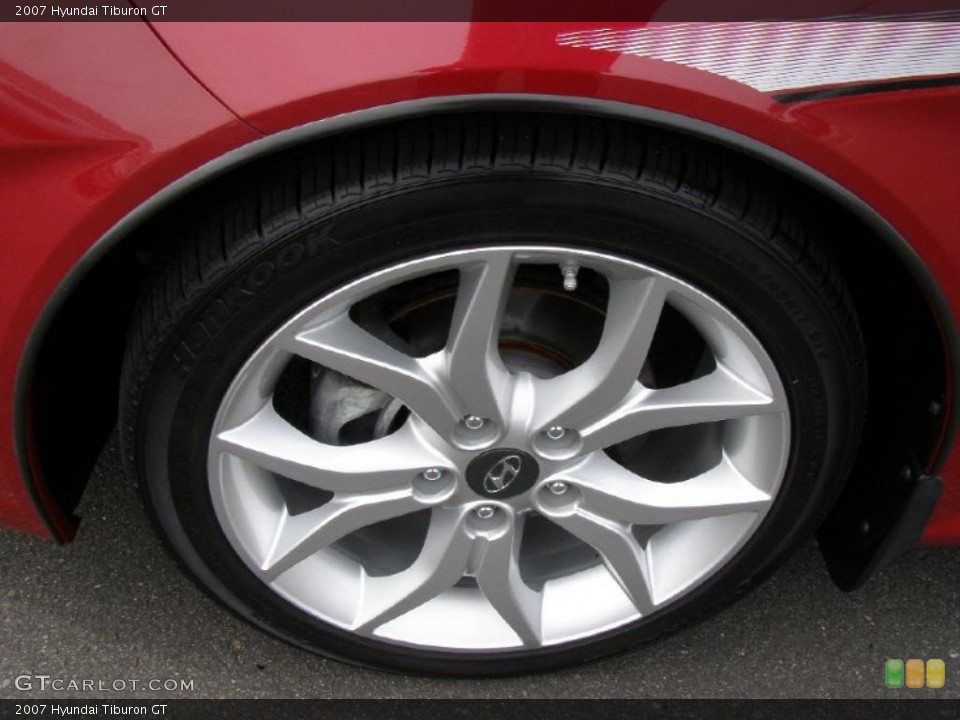 2007 Hyundai Tiburon GT Wheel and Tire Photo #48850651