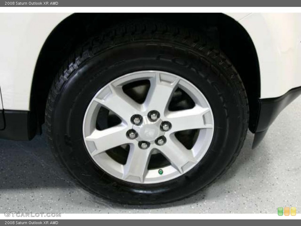2008 Saturn Outlook XR AWD Wheel and Tire Photo #48860095