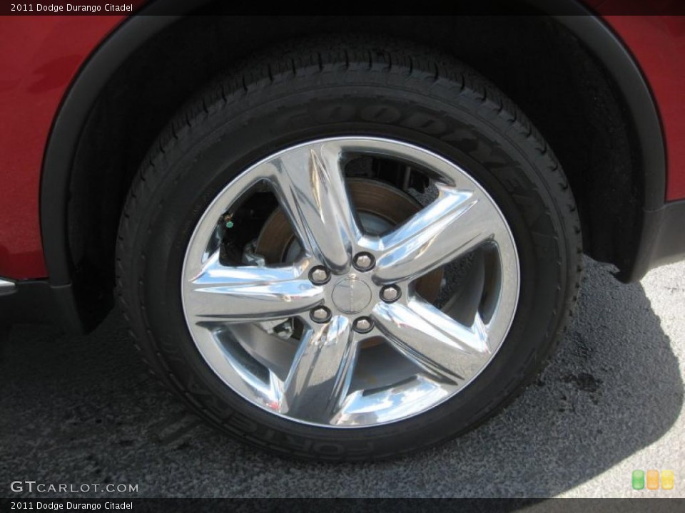 2011 Dodge Durango Citadel Wheel and Tire Photo #48860938