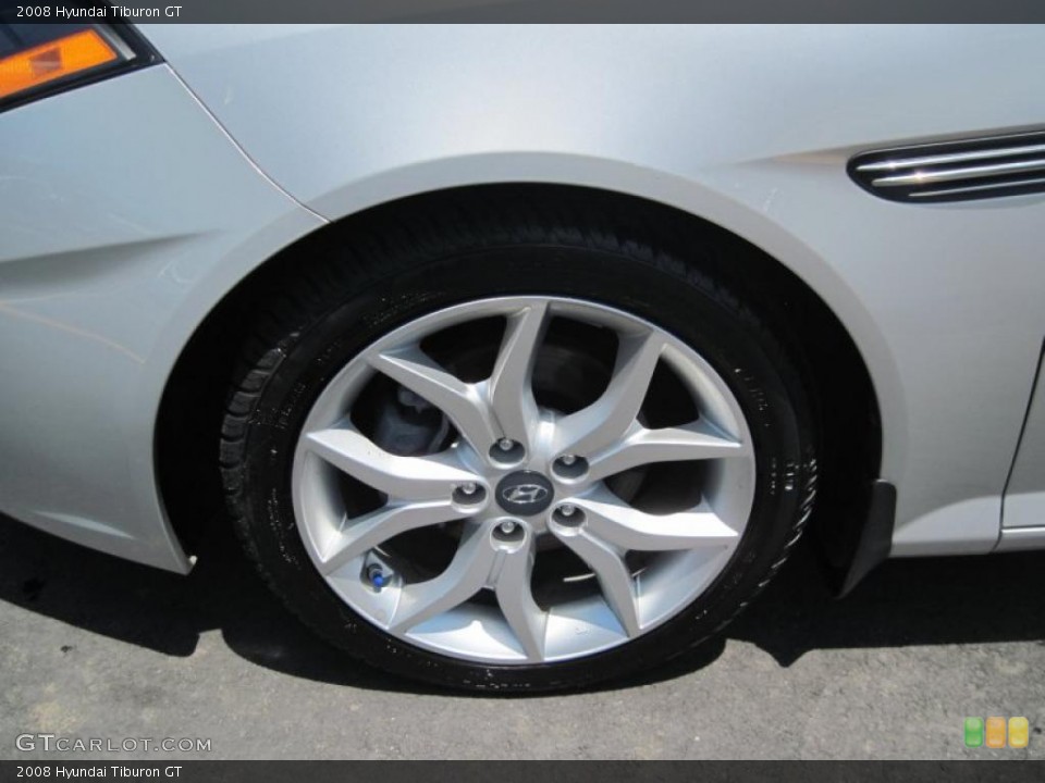 2008 Hyundai Tiburon GT Wheel and Tire Photo #48867531