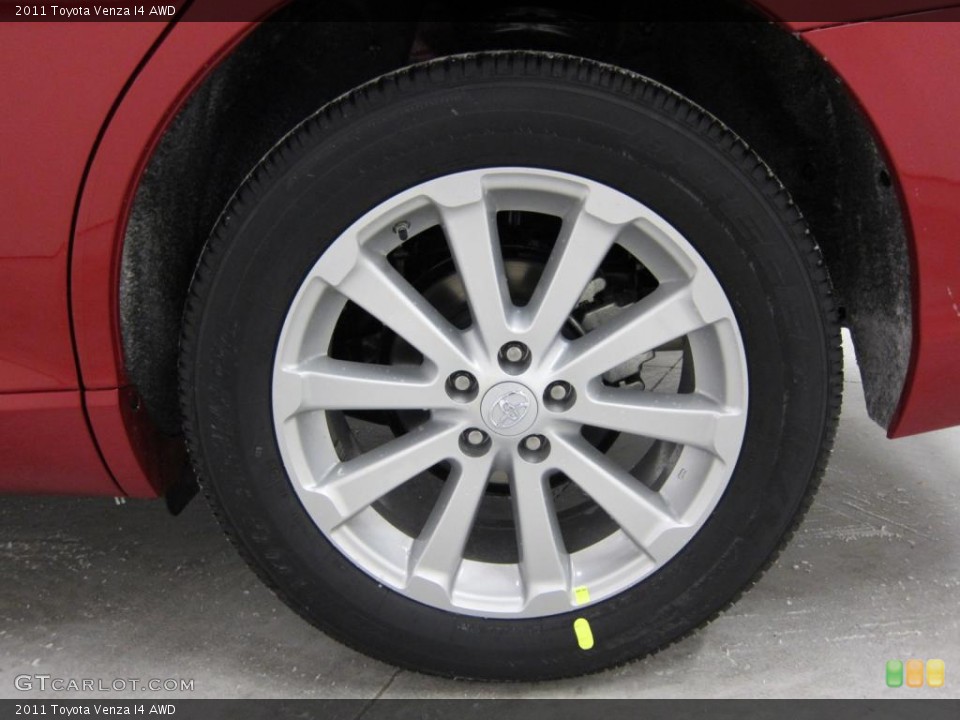 2011 Toyota Venza I4 AWD Wheel and Tire Photo #48870855