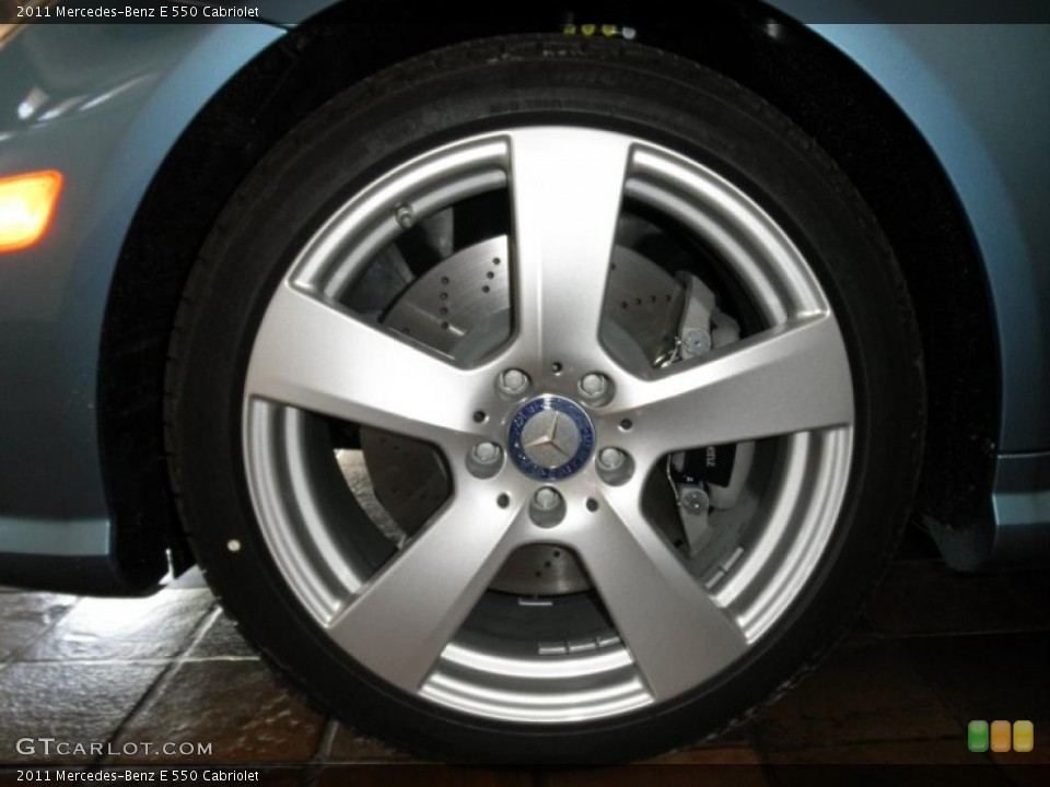 2011 Mercedes-Benz E 550 Cabriolet Wheel and Tire Photo #48881718