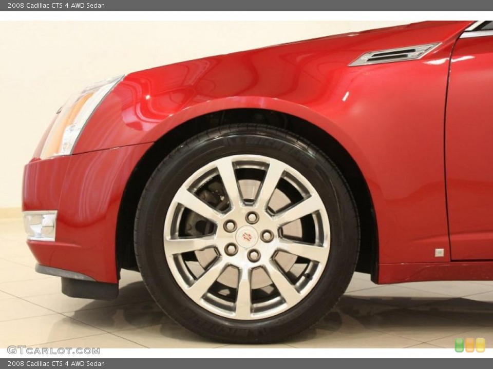 2008 Cadillac CTS 4 AWD Sedan Wheel and Tire Photo #48884709