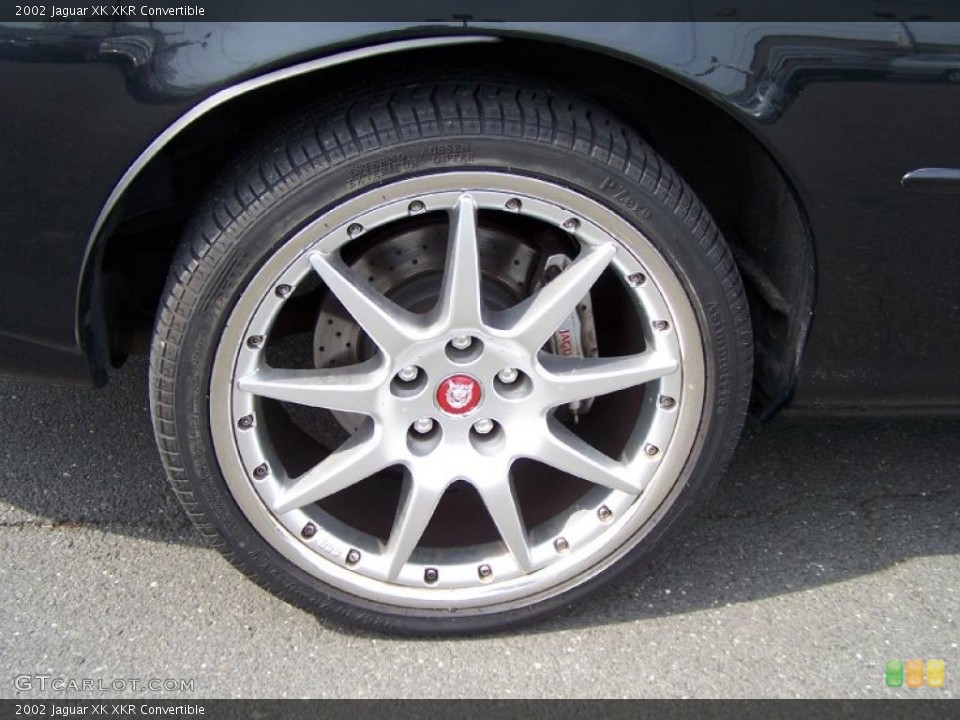 2002 Jaguar XK XKR Convertible Wheel and Tire Photo #48902274