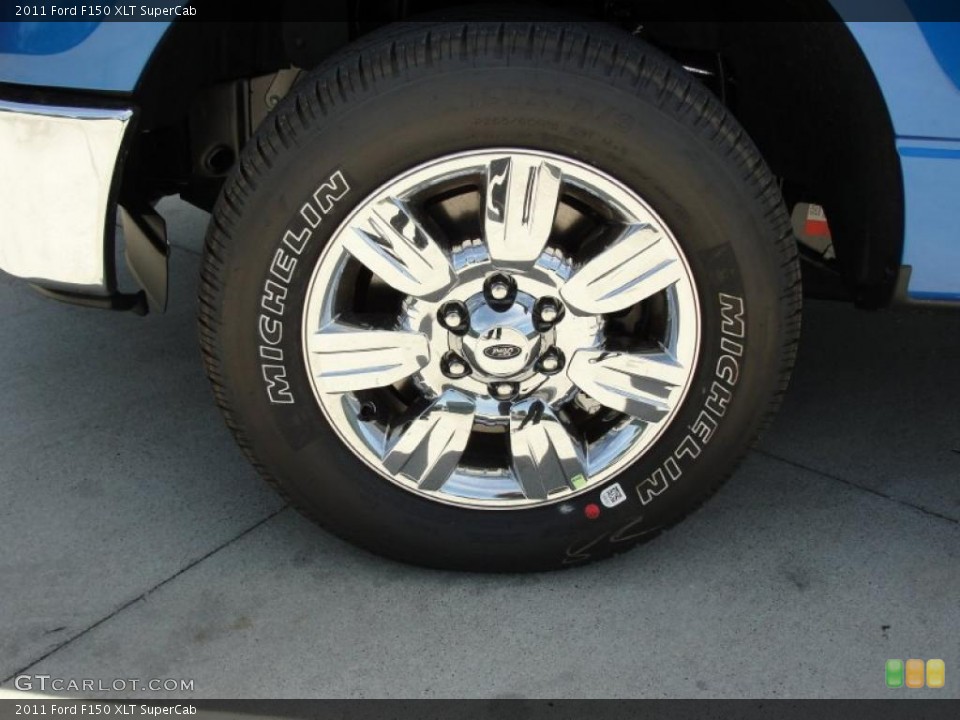 2011 Ford F150 XLT SuperCab Wheel and Tire Photo #48905736