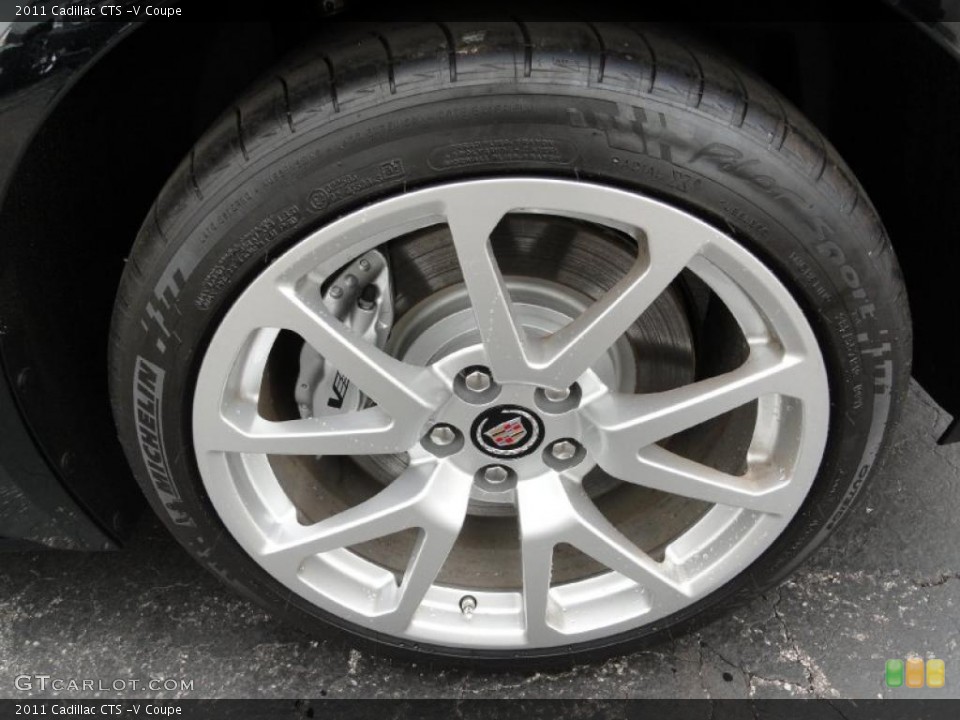 2011 Cadillac CTS -V Coupe Wheel and Tire Photo #48909531
