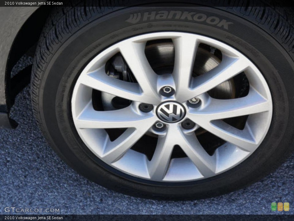 2010 Volkswagen Jetta SE Sedan Wheel and Tire Photo #48927064