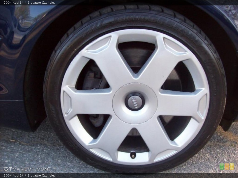 2004 Audi S4 4.2 quattro Cabriolet Wheel and Tire Photo #48928672