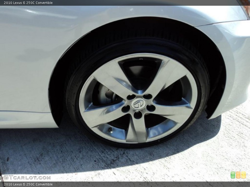 2010 Lexus IS 250C Convertible Wheel and Tire Photo #48929540
