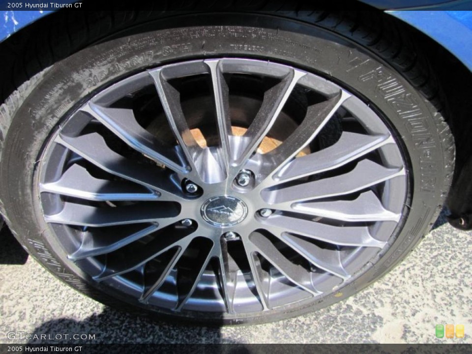 2005 Hyundai Tiburon Custom Wheel and Tire Photo #48932830
