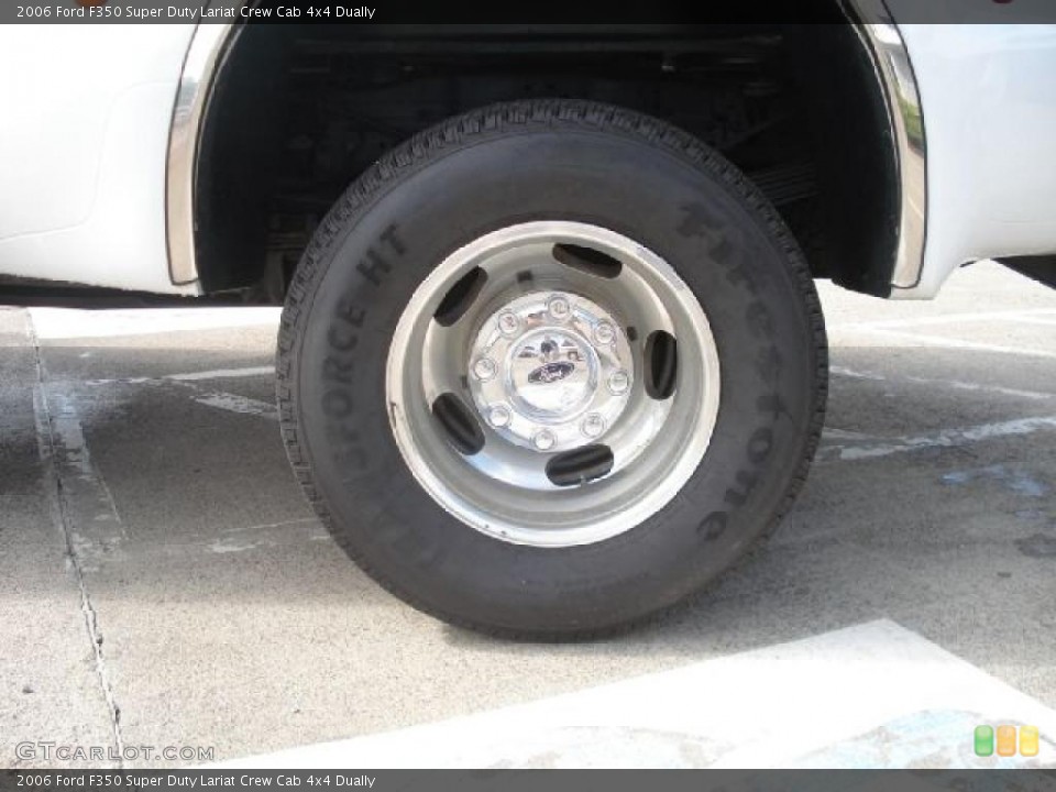 2006 Ford F350 Super Duty Lariat Crew Cab 4x4 Dually Wheel and Tire Photo #48937957