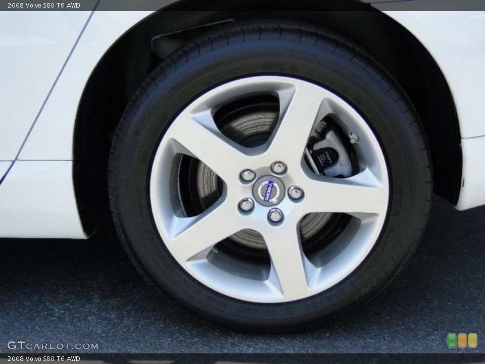 2008 Volvo S80 T6 AWD Wheel and Tire Photo #48945697