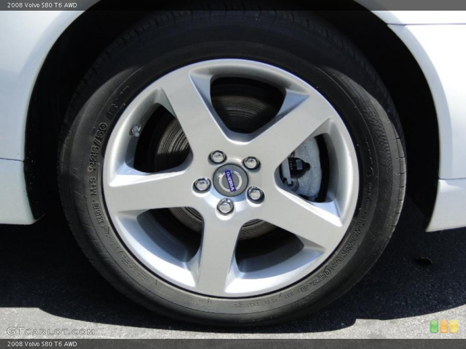 2008 Volvo S80 T6 AWD Wheel and Tire Photo #48945724