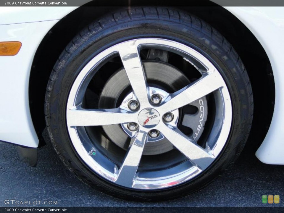2009 Chevrolet Corvette Convertible Wheel and Tire Photo #48947629