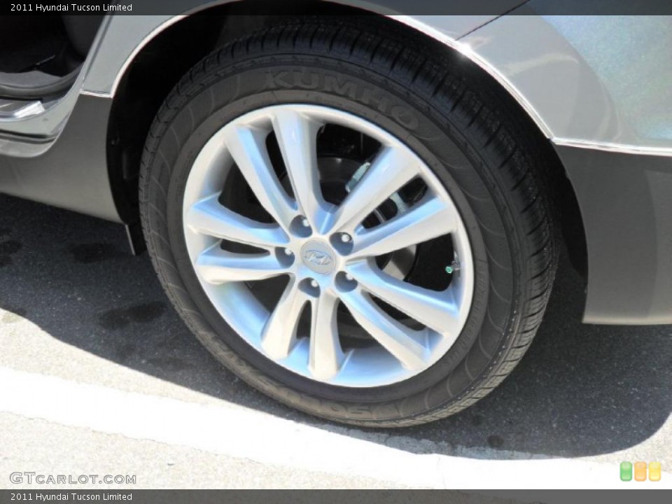 2011 Hyundai Tucson Limited Wheel and Tire Photo #48949414