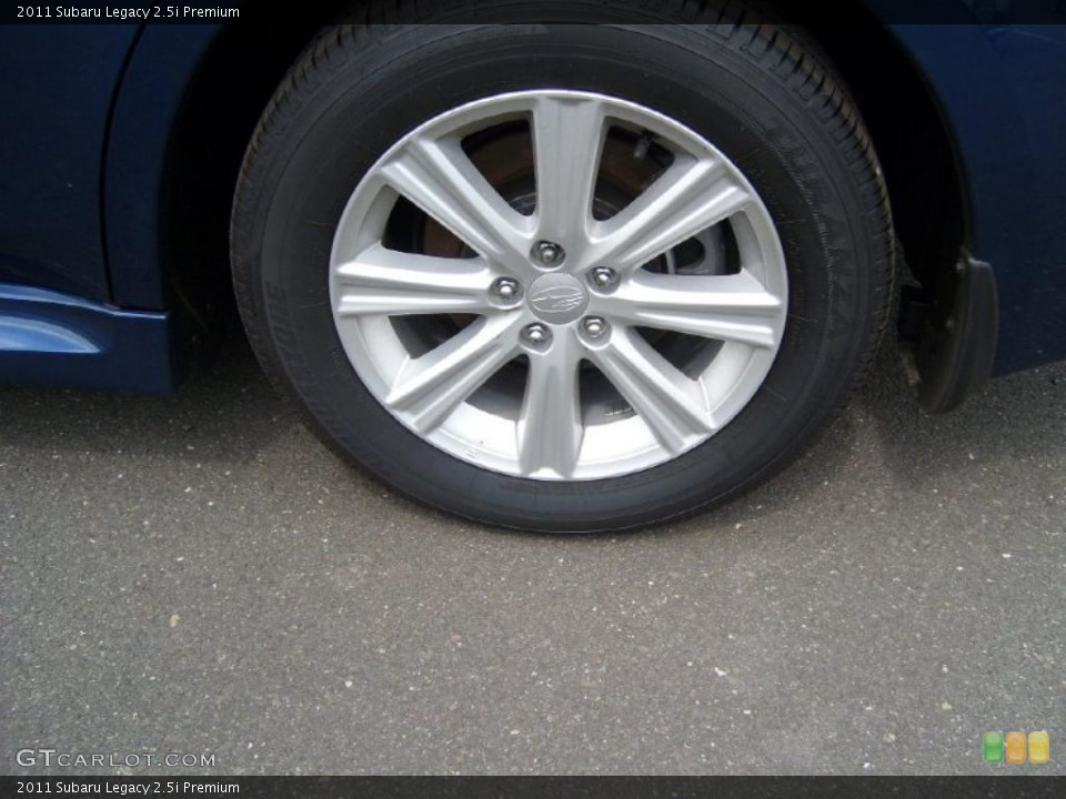 2011 Subaru Legacy 2.5i Premium Wheel and Tire Photo #48952348