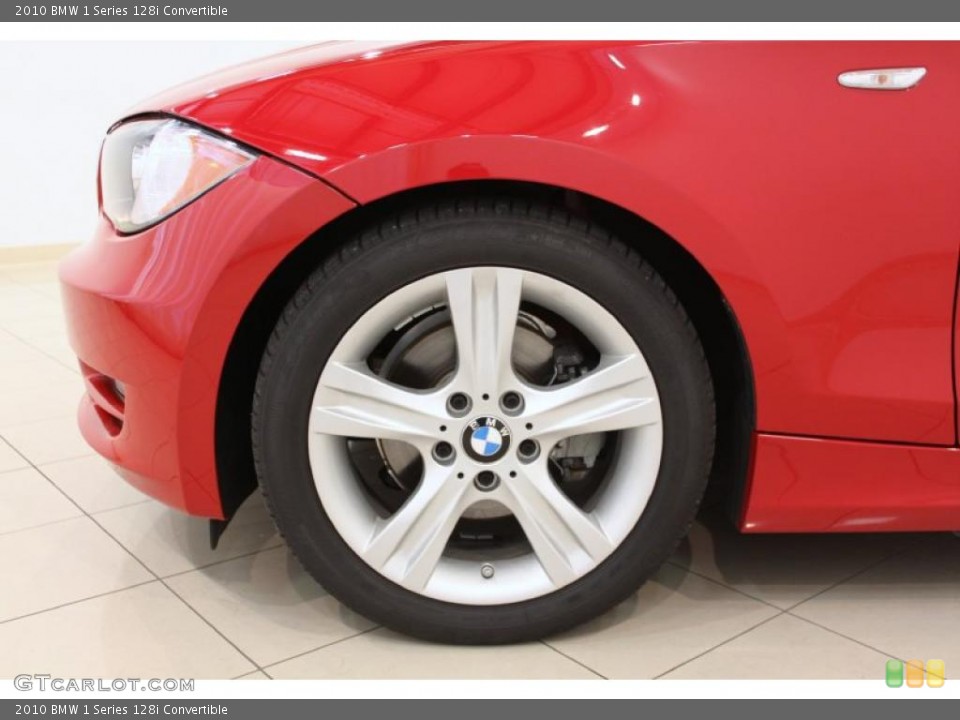 2010 BMW 1 Series 128i Convertible Wheel and Tire Photo #48957985
