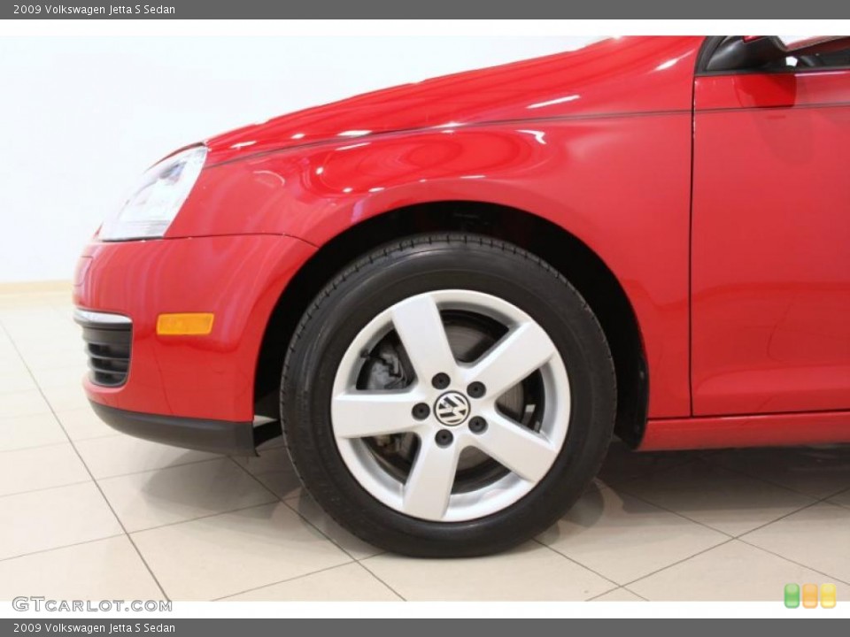 2009 Volkswagen Jetta S Sedan Wheel and Tire Photo #48959191