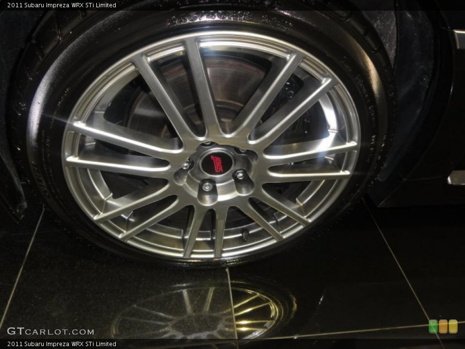 2011 Subaru Impreza WRX STi Limited Wheel and Tire Photo #48966554