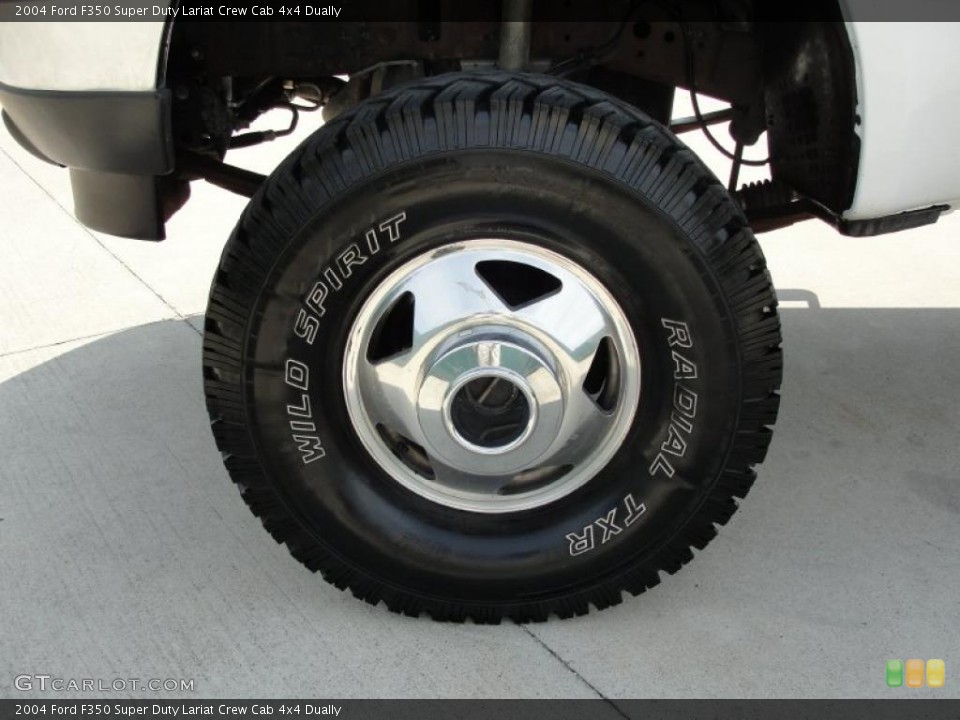 2004 Ford F350 Super Duty Lariat Crew Cab 4x4 Dually Wheel and Tire Photo #48969632