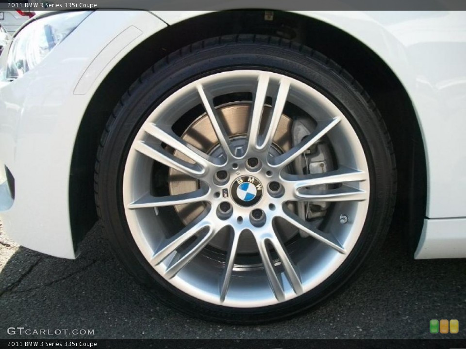 2011 BMW 3 Series 335i Coupe Wheel and Tire Photo #48972350