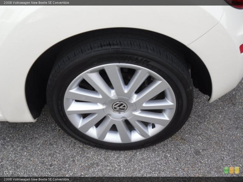 2008 Volkswagen New Beetle SE Convertible Wheel and Tire Photo #48985784