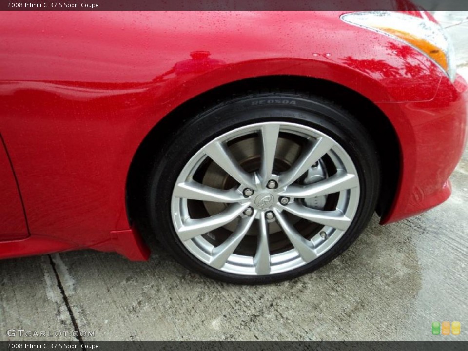 2008 Infiniti G 37 S Sport Coupe Wheel and Tire Photo #48992360