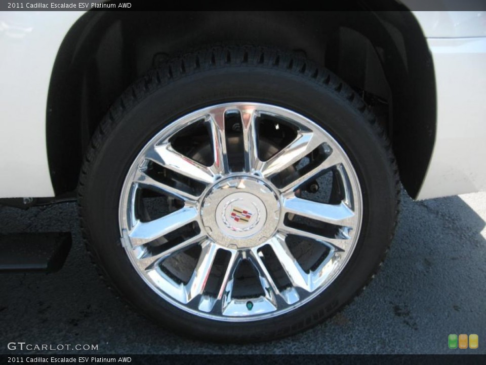 2011 Cadillac Escalade ESV Platinum AWD Wheel and Tire Photo #48992951