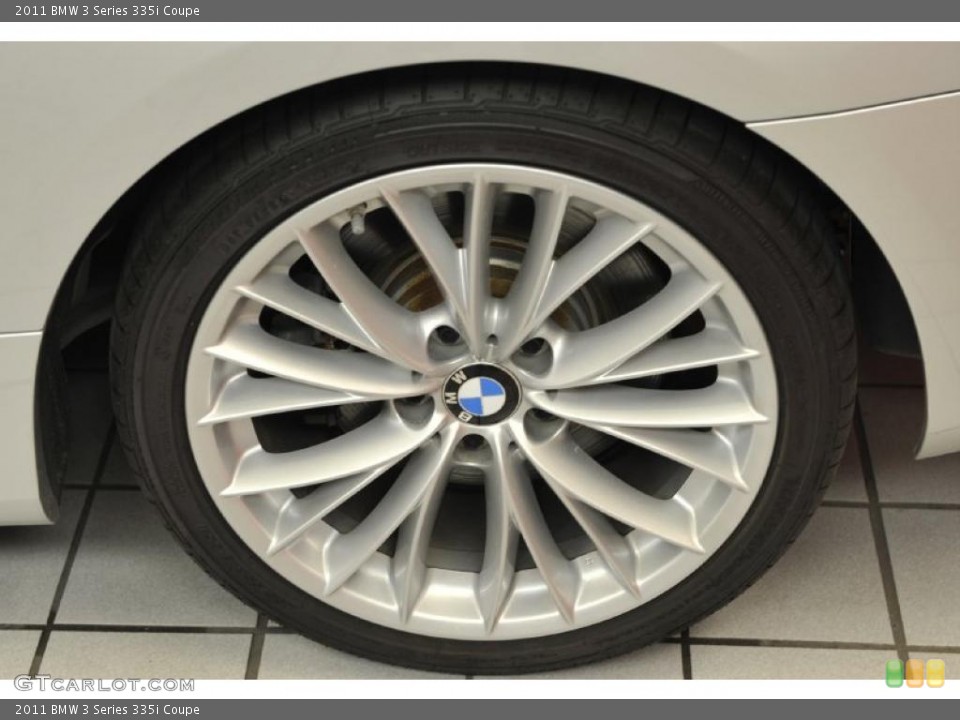 2011 BMW 3 Series 335i Coupe Wheel and Tire Photo #48994304