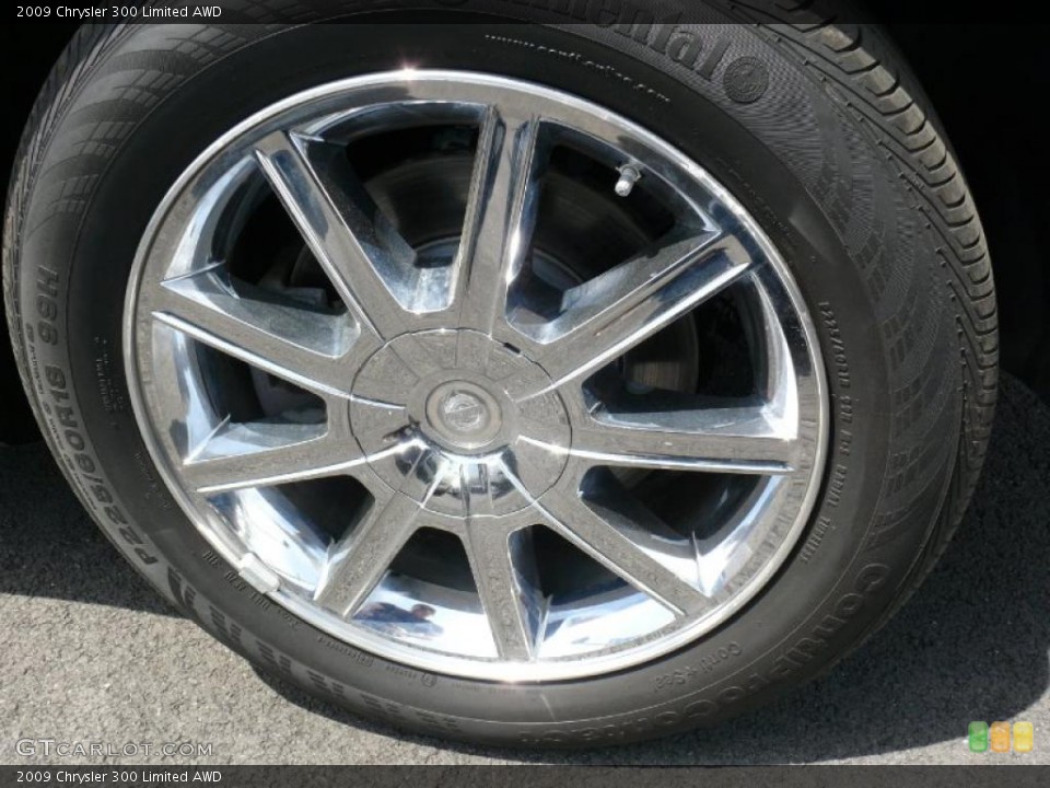 2009 Chrysler 300 Limited AWD Wheel and Tire Photo #48994589
