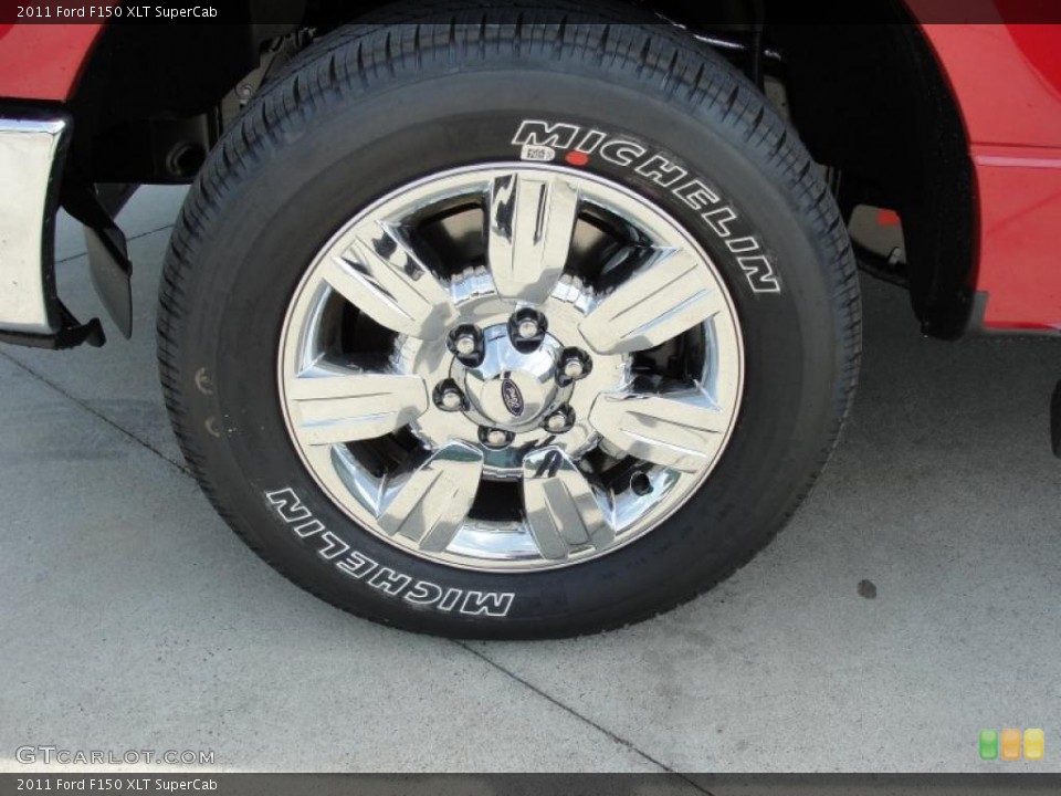2011 Ford F150 XLT SuperCab Wheel and Tire Photo #48997781